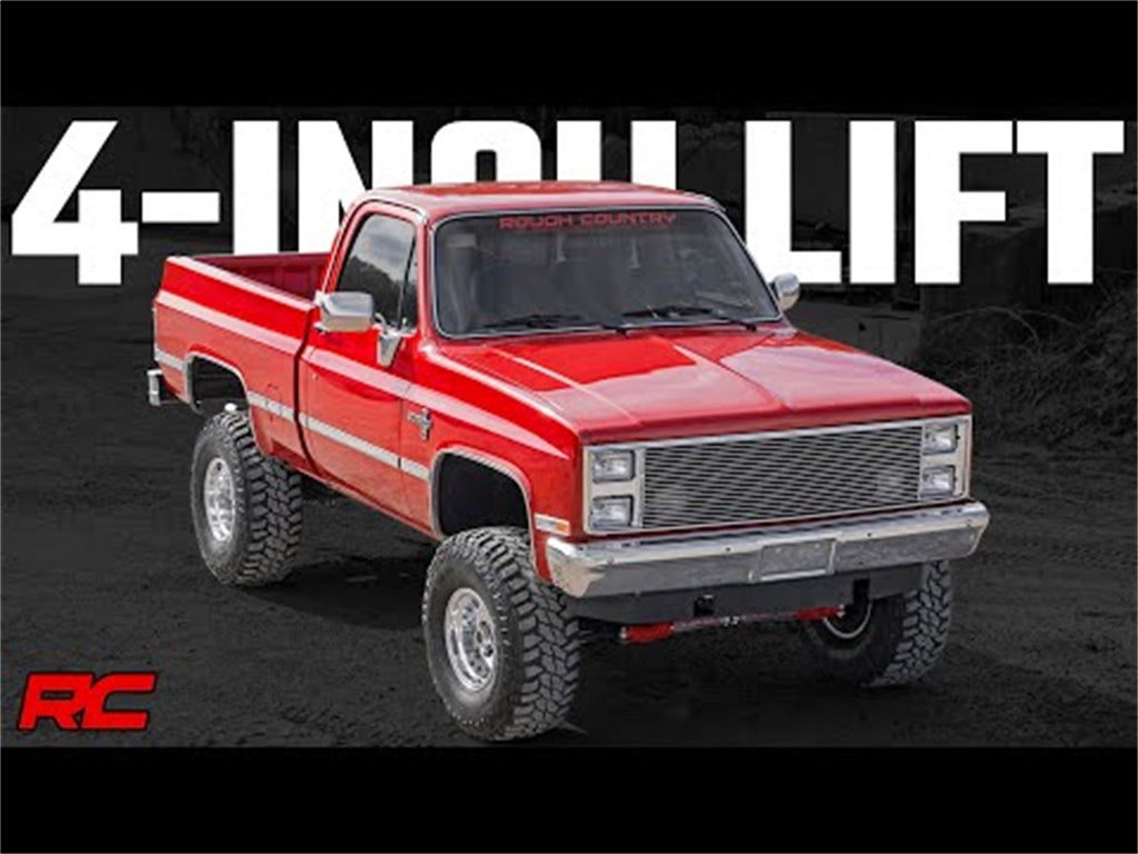 Rough Country 145.20 Suspension Lift Kit w/Shocks for Select Chevrolet Blazer, Chevrolet K10, Chevrolet K10 Suburban, Chevrolet K5 Blazer, Chevrolet S10 Blazer, Chevrolet V10, Chevrolet V10 Suburban, Chevrolet V1500 Suburban, GMC Jimmy, GMC K15, GMC K15