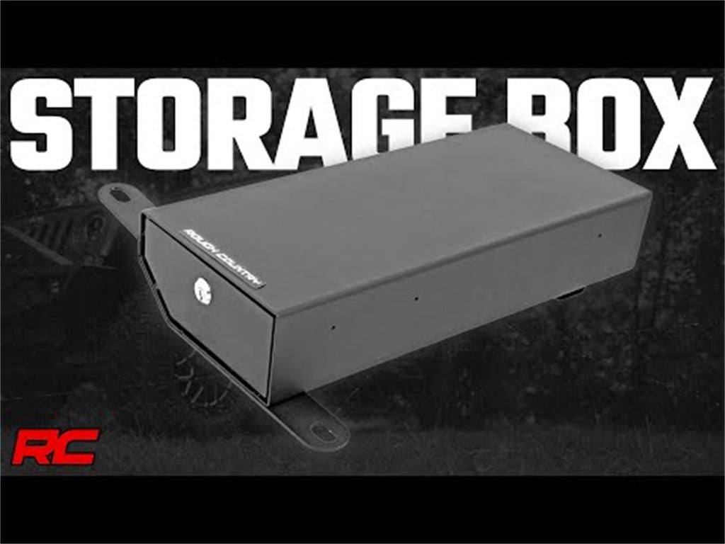 Rough Country 99035 Under Seat Lock Box for Select Jeep Wrangler
