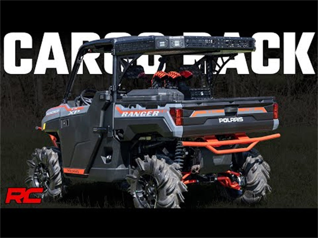 Rough Country 93050 Can-Am Cargo Rack for Select Polaris Ranger 1000, Polaris Ranger Crew 1000, Polaris Ranger Crew XP High Lifter Edition, Polaris Ranger Crew XP NorthStar Premium, Polaris Ranger Crew XP NorthStar Ultimate, Polaris Ranger Crew XP