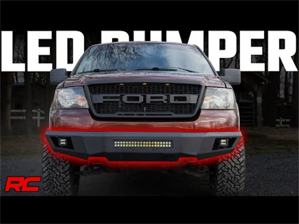 Rough Country 10766 LED Front Bumper for Select Ford F-150