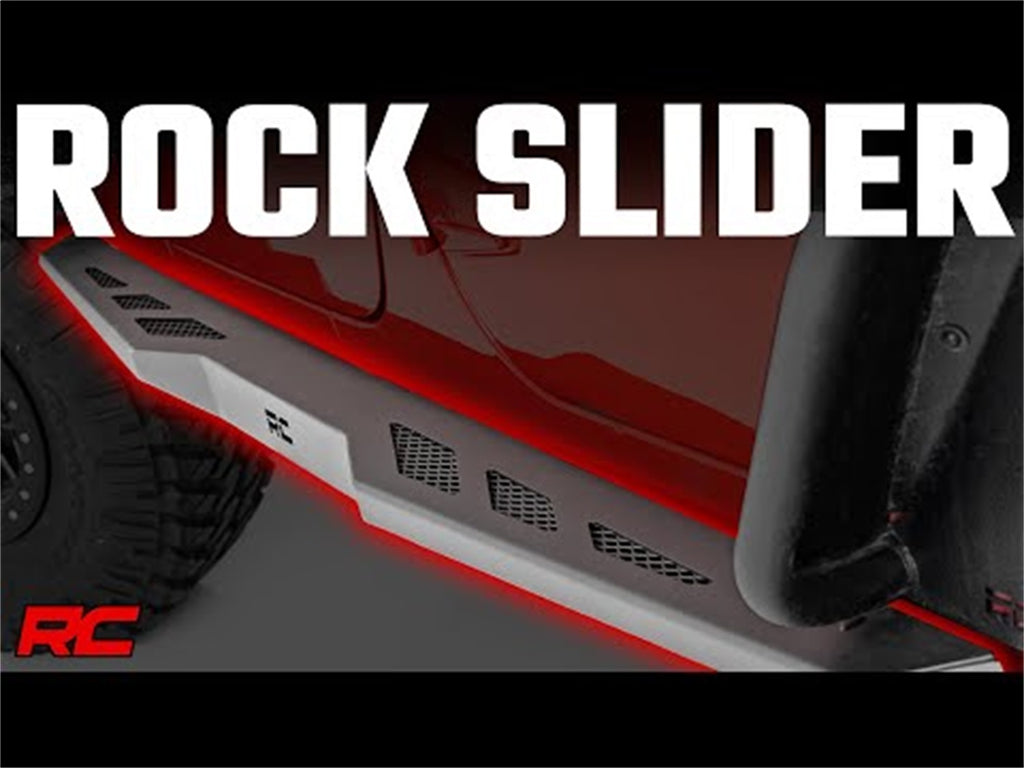 Rough Country 90800 Rock Sliders for Select Jeep Wrangler, Jeep Wrangler JK
