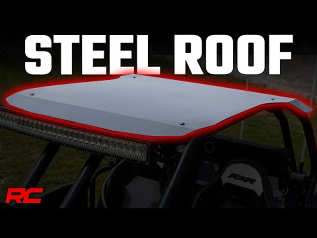 Rough Country 93054 Metal Fab Roof for Select Polaris RZR XP 1000, Polaris RZR XP EPS, Polaris RZR XP EPS DYNAMIX Edition, Polaris RZR XP EPS Desert Edition, Polaris RZR XP EPS Fox Edition, Polaris RZR XP EPS Gold Matte Metallic LE, Polaris RZR XP EPS