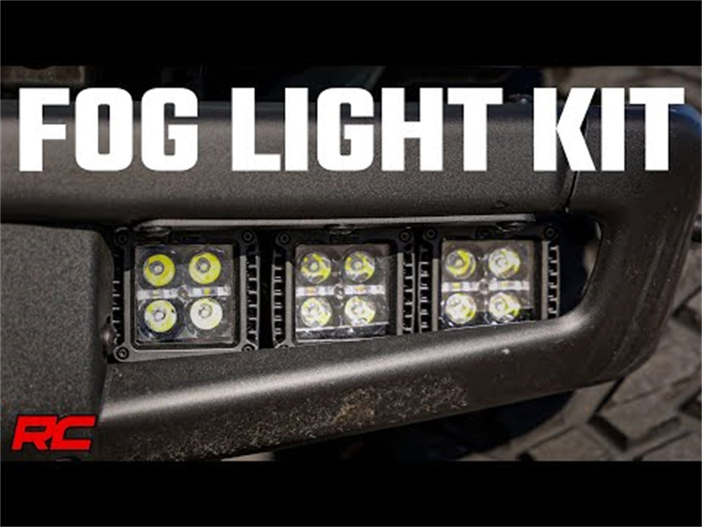 Rough Country 51088 LED Fog Light Kit for Select Ford Bronco