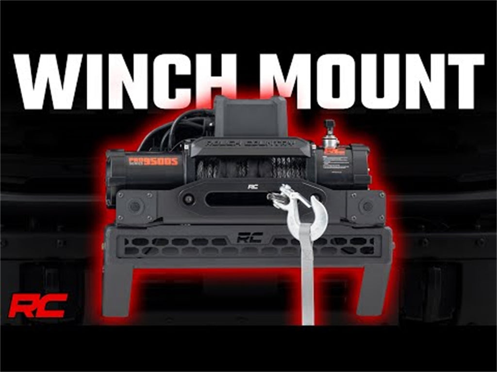 Rough Country 51098 Winch Mounting Plate for Select Ford Bronco