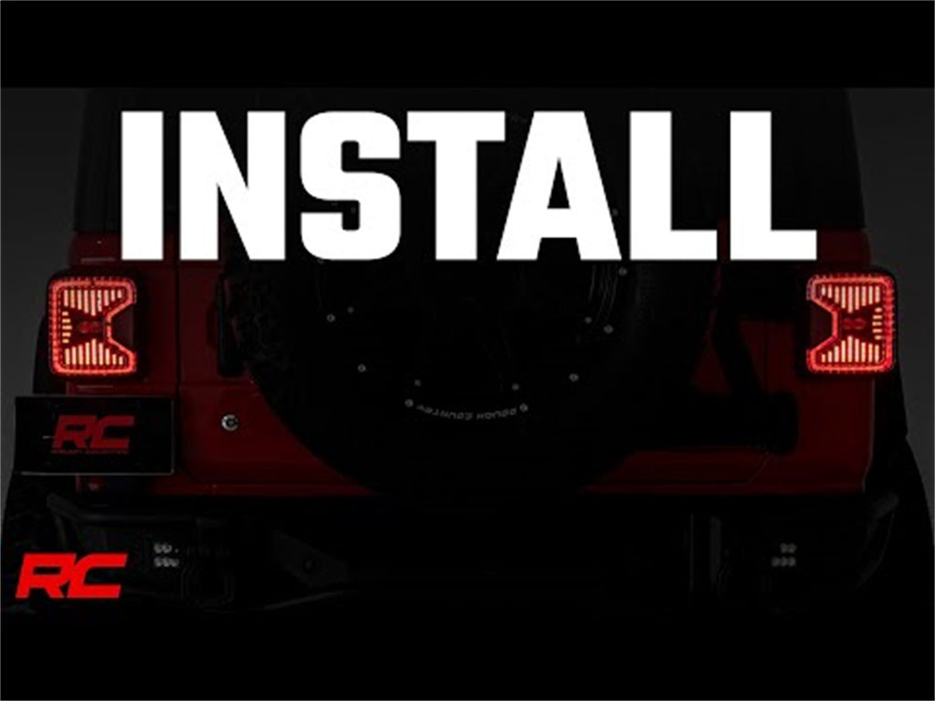 Rough Country RCH5900 Tail Lights for Select Jeep Wrangler