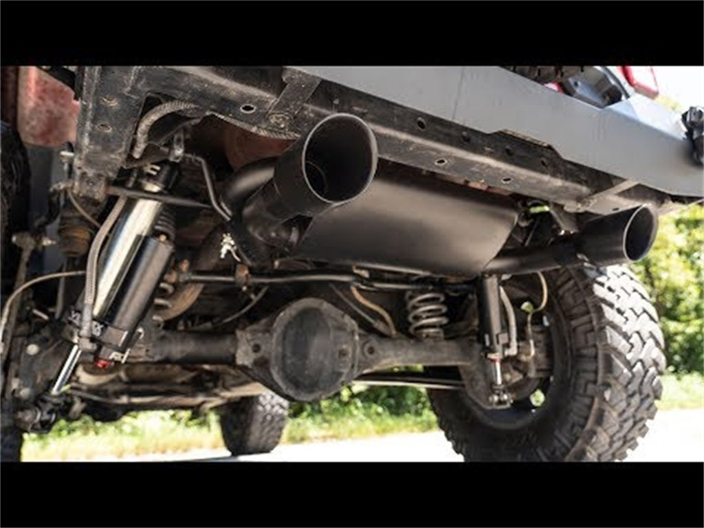 Rough Country 96002A Dual Outlet Performance Exhaust for Select Jeep Wrangler, Jeep Wrangler JK