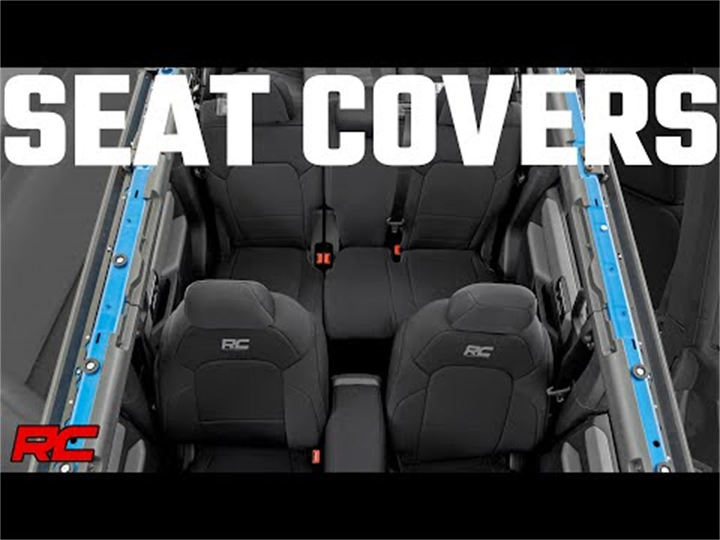 Rough Country 91045 Seat Cover Set for Select Ford Bronco