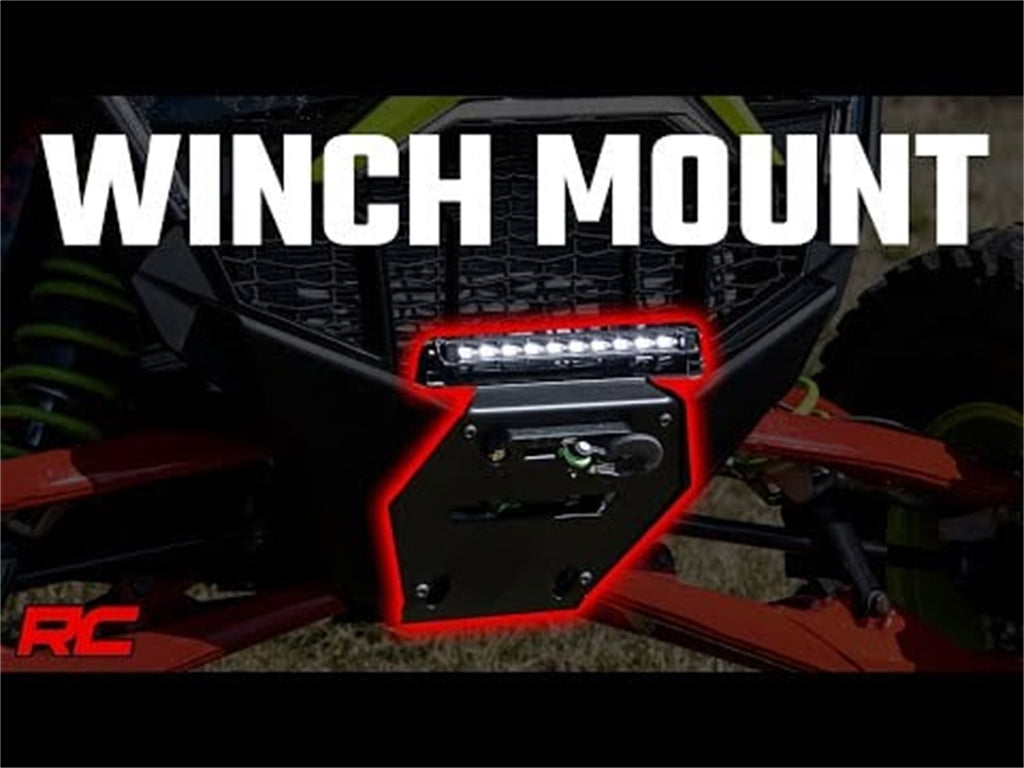 Rough Country 92063 Winch Mounting Plate for Select Polaris RZR Pro R 4 Premium, Polaris RZR Pro R 4 Sport, Polaris RZR Pro R 4 Ultimate, Polaris RZR Pro R 4 Ultimate Launch Edition, Polaris RZR Pro R Premium, Polaris RZR Pro R Sport, Polaris RZR Pro R