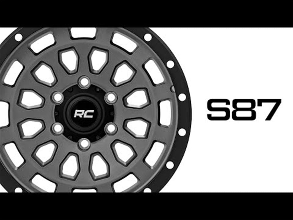 Rough Country 87170912G Series 87 Wheel for Select Cadillac Escalade, Chevrolet Avalanche, Chevrolet Avalanche 1500, Chevrolet Blazer, Chevrolet Colorado, Chevrolet K10, Chevrolet K10 Pickup, Chevrolet K10 Suburban, Chevrolet K1500, Chevrolet K1500
