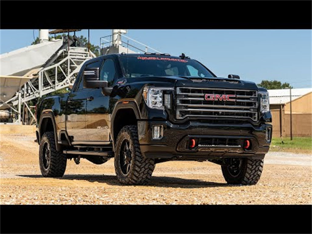 Rough Country 95840 Suspension Lift Kit w/Shocks for Select Chevrolet Silverado HD, Chevrolet Silverado HD, GMC Sierra HD