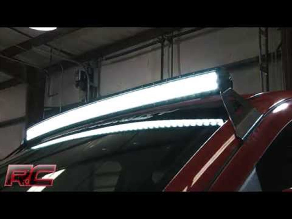 Rough Country 70513 LED Light Bar Windshield Mounting Brackets for Select Chevrolet Silverado 1500, GMC Sierra