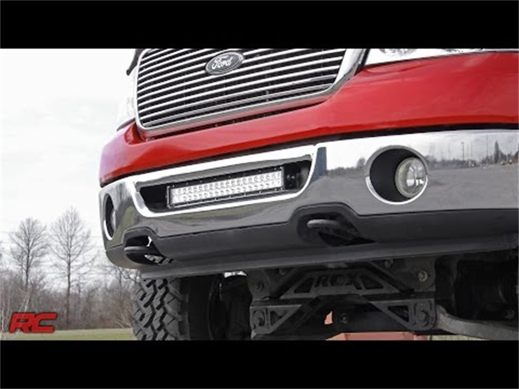 Rough Country 70527 LED Light Bar Bumper Mounting Brackets for Select Ford F-150