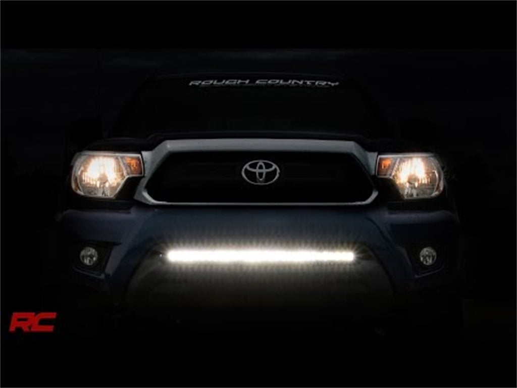 Rough Country 70542 LED Light Bar Bumper Mounting Brackets for Select Toyota Tacoma