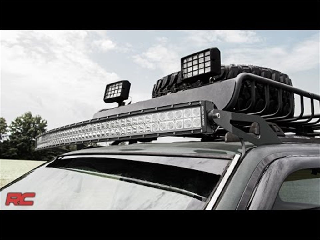 Rough Country 70567 LED Light Windshield Mounting Brackets for Select Jeep Grand Cherokee