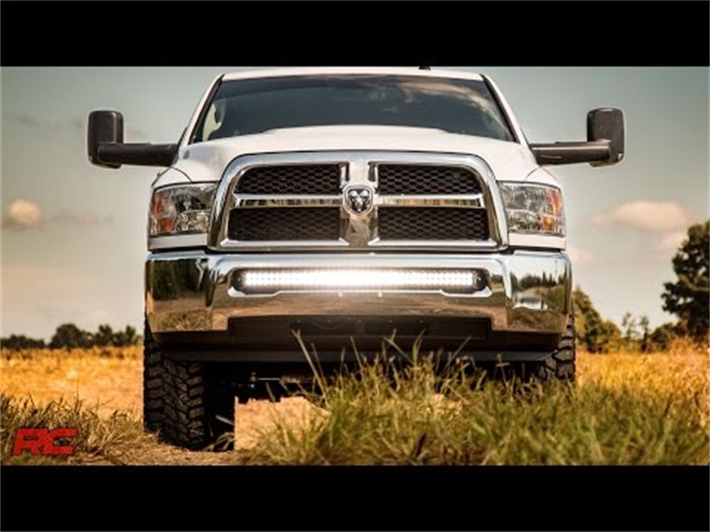 Rough Country 70569 LED Light Bar Bumper Mounting Brackets for Select Dodge Ram 2500, Dodge Ram 3500, Ram 2500, Ram