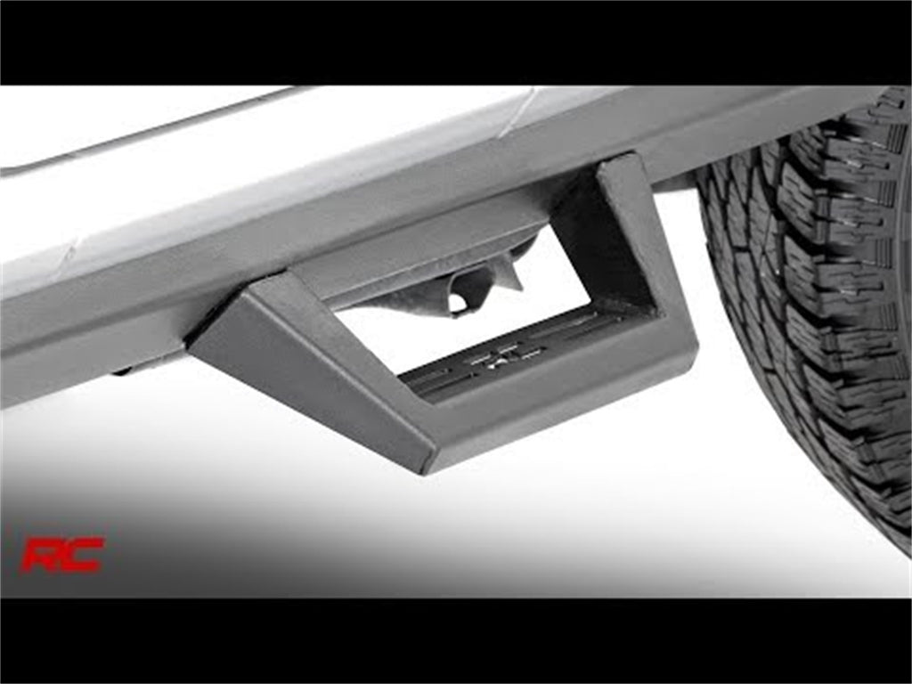 Rough Country 90763 Wheel To Wheel Nerf Step Bar for Select Jeep Wrangler, Jeep Wrangler JK