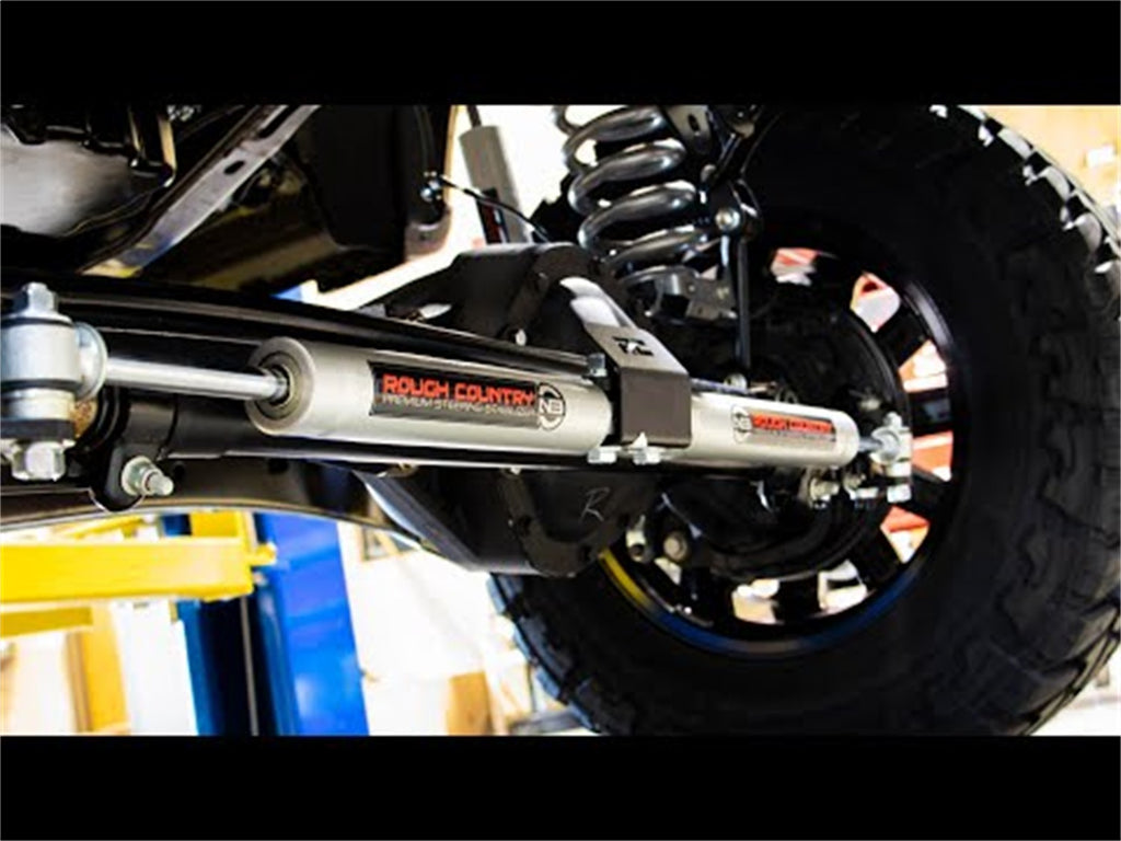 Rough Country 8732130 Steering Stabilizer for Select Dodge Ram