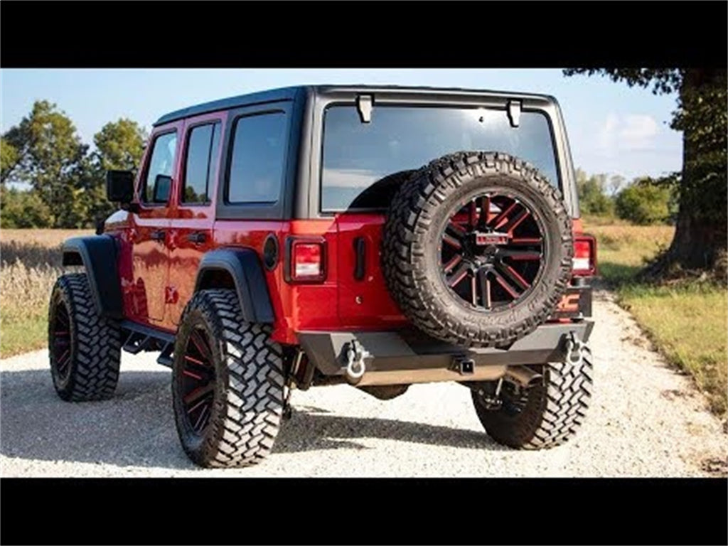 Rough Country 10598 Trail Rear Bumper for Select Jeep Wrangler