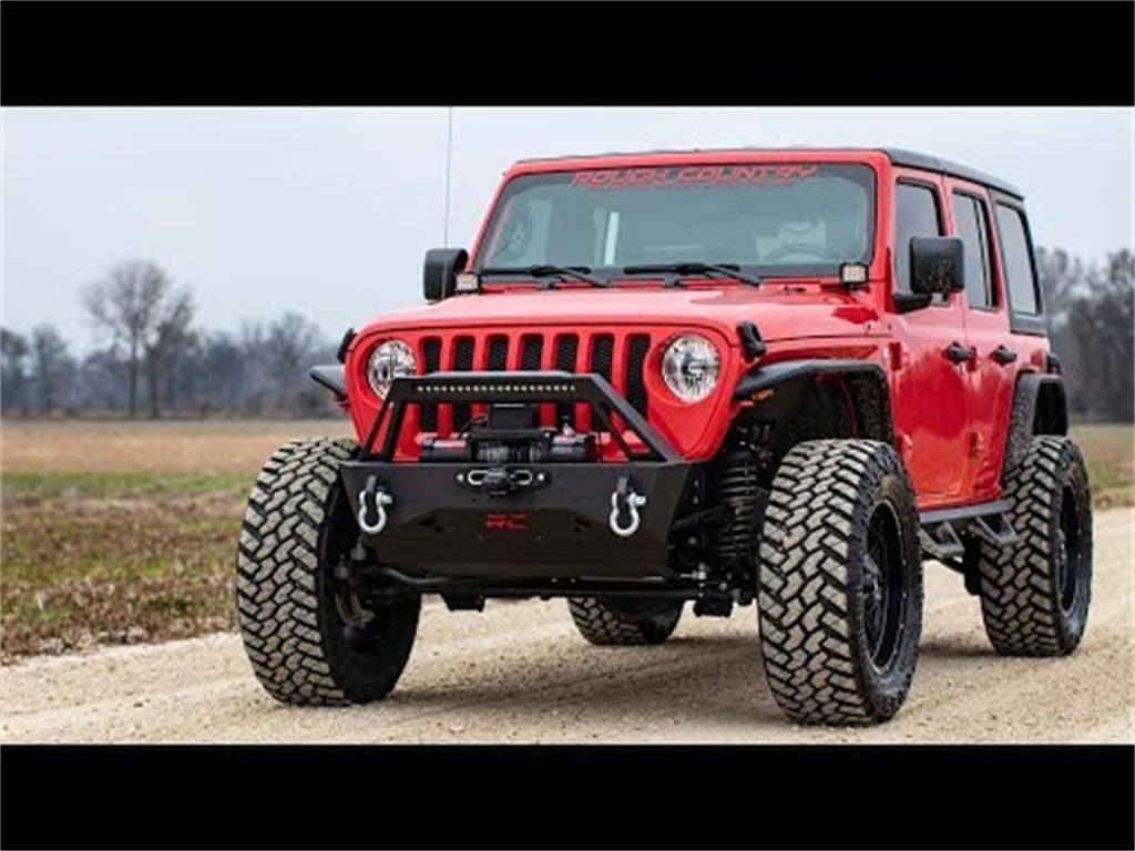 Rough Country 10599 Muffler Skid Plate for Select Jeep Wrangler