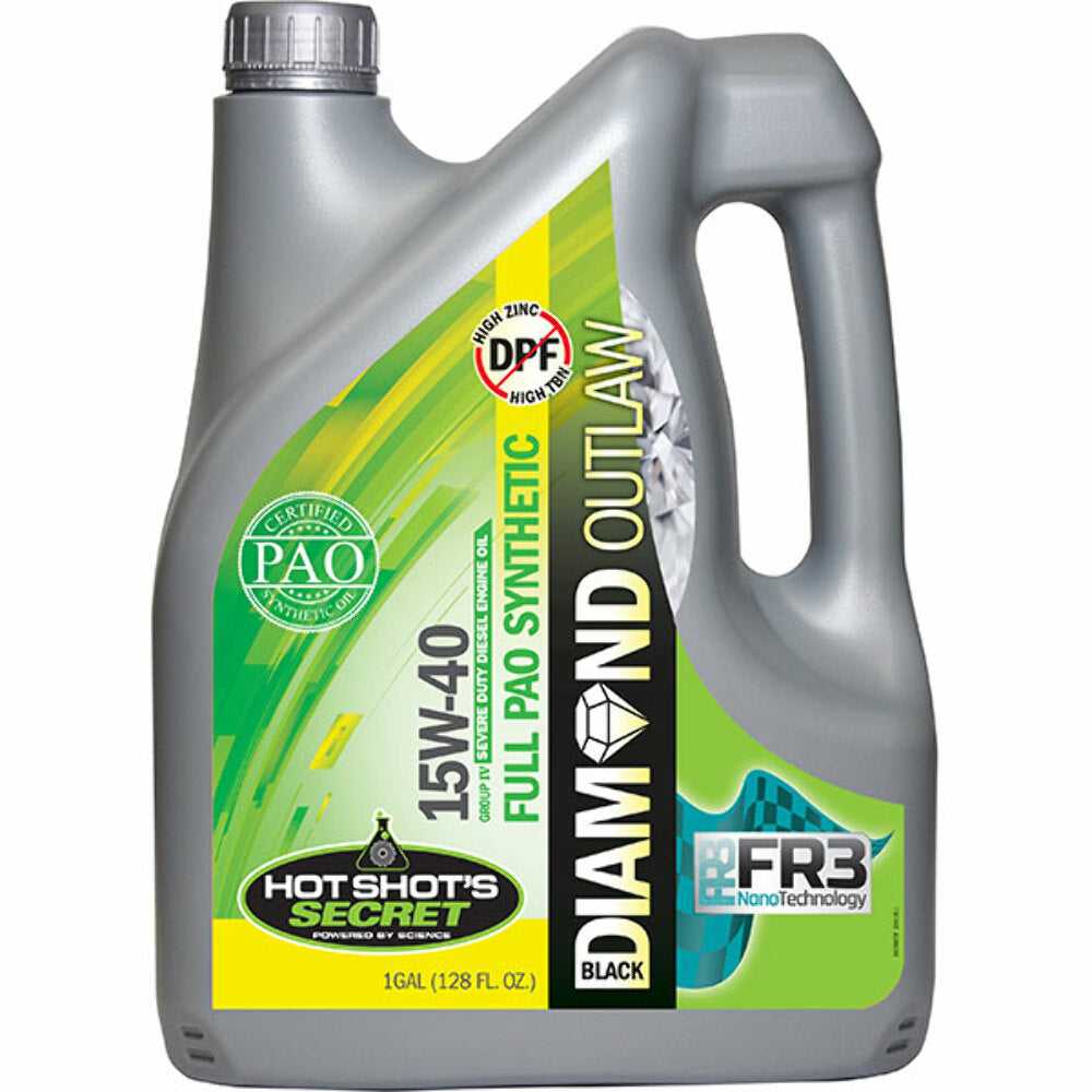 Hot Shots Secret BLACK DIAMOND OUTLAW 15W40 Engine Oil - 1 GALLON BDGALZ