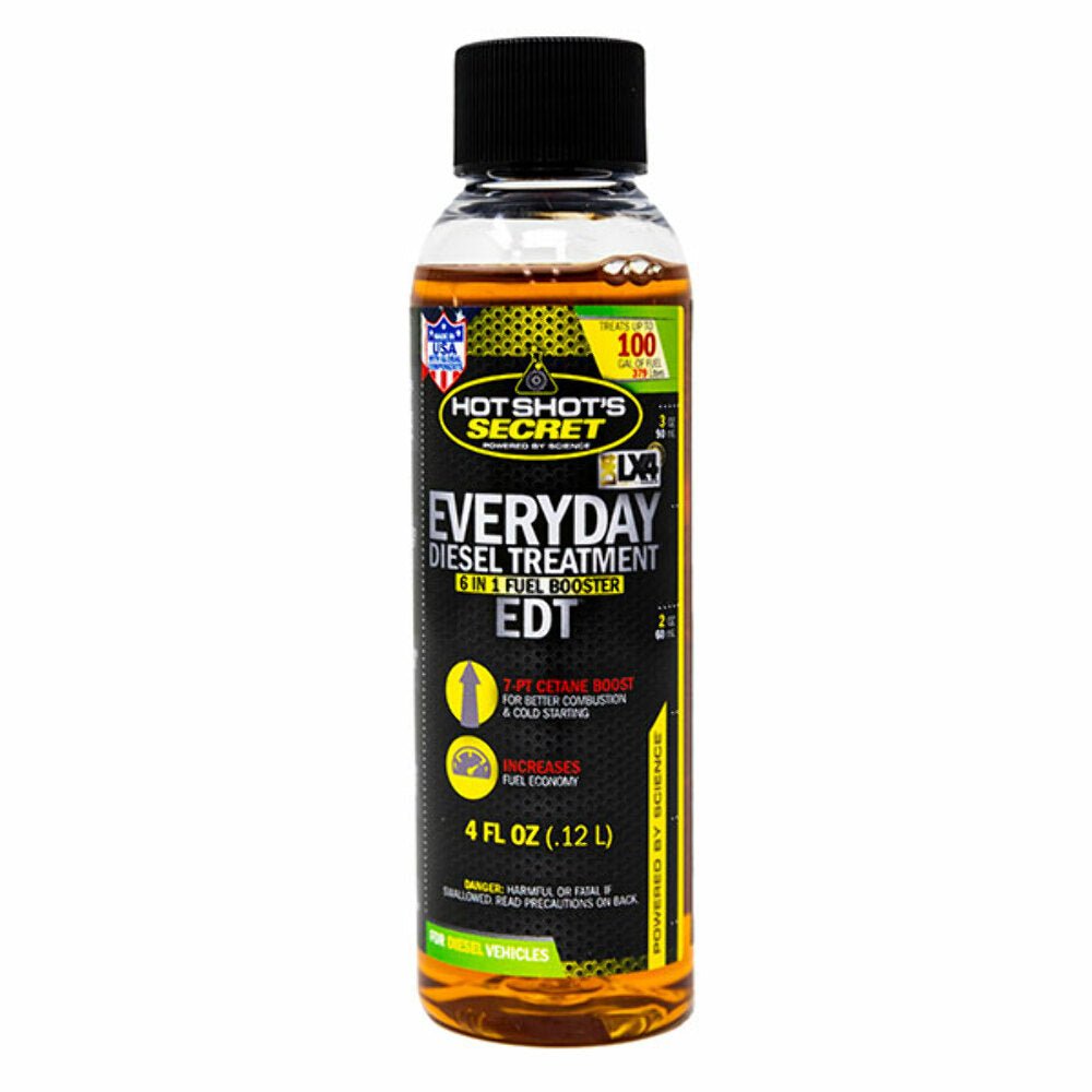 Hot Shots Secret EVERYDAY DIESEL TREATMENT 6-in-1 Fuel Booster - 4 OZ HSSEDT04