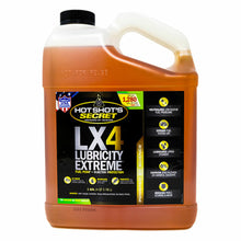 Load image into Gallery viewer, Hot Shots Secret LX4 LUBRICITY EXTREME Fuel Additive - 1 GALLON LX401G