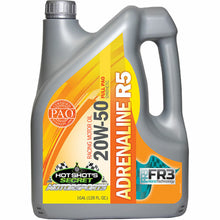 Load image into Gallery viewer, Hot Shots Secret ADRENALINE R5 20W-50 - 1 GALLON R501G