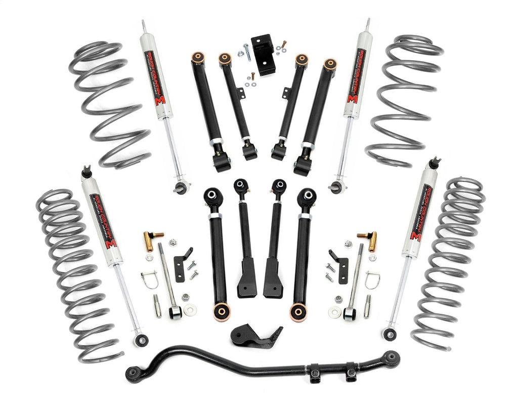 Rough Country 61240 Suspension Lift Kit w/Shocks for Select Jeep TJ, Jeep Wrangler