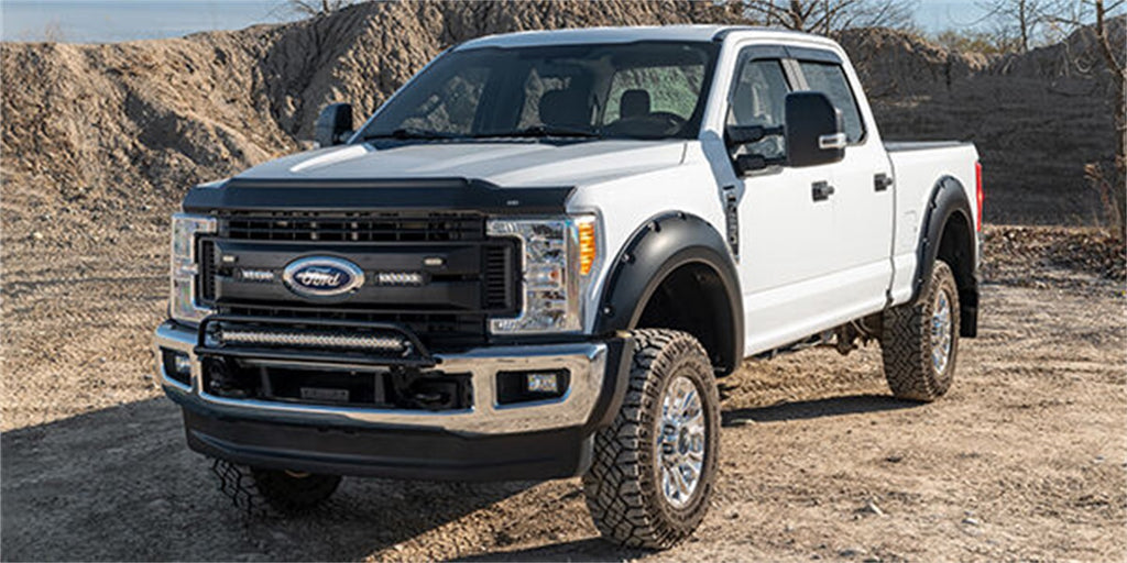 Husky Liners 2830135 Aeroskin II Hood Protector; Matte Black Low Profile for Select Ford F-250 Super Duty, Ford F-350 Super Duty, Ford F-450 Super Duty, Ford F-550 Super Duty