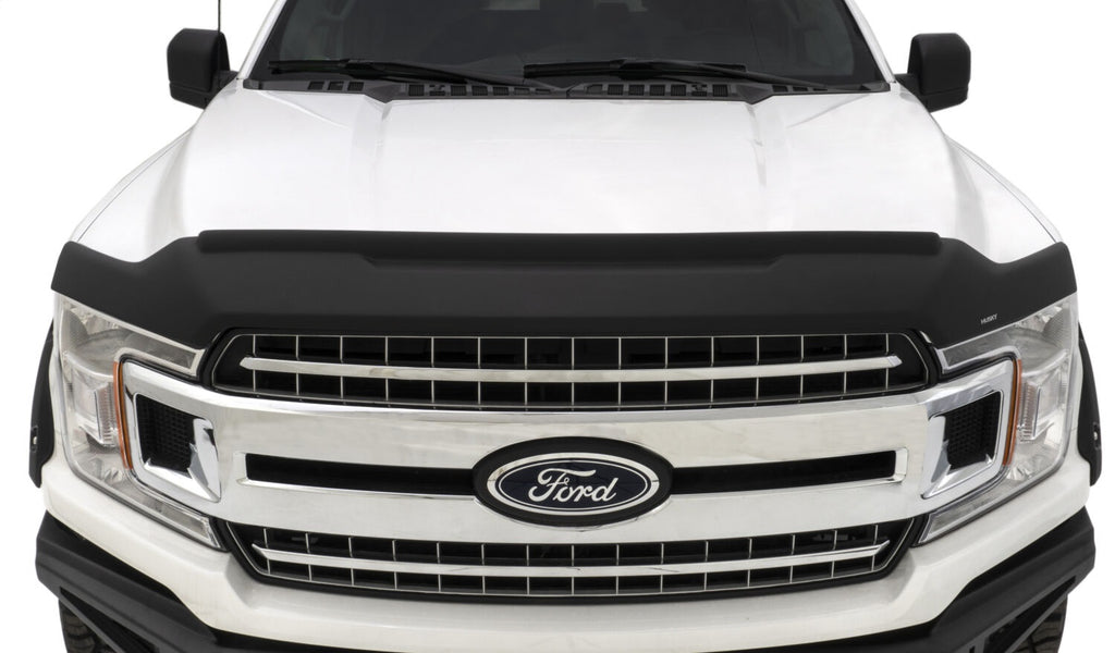 Husky Liners 2830001 Aeroskin II Hood Protector; Matte Black Low Profile for Select Ford F-150
