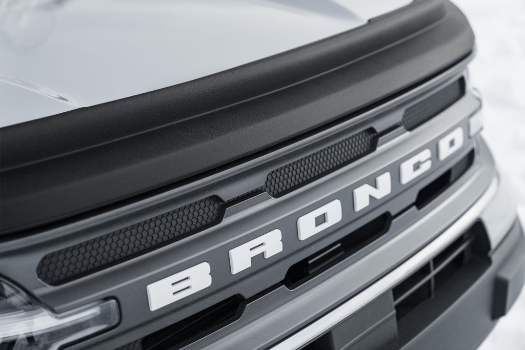Husky Liners 2830188 Aeroskin II Hood Protector; Matte Black Low Profile for Select Ford Bronco Sport