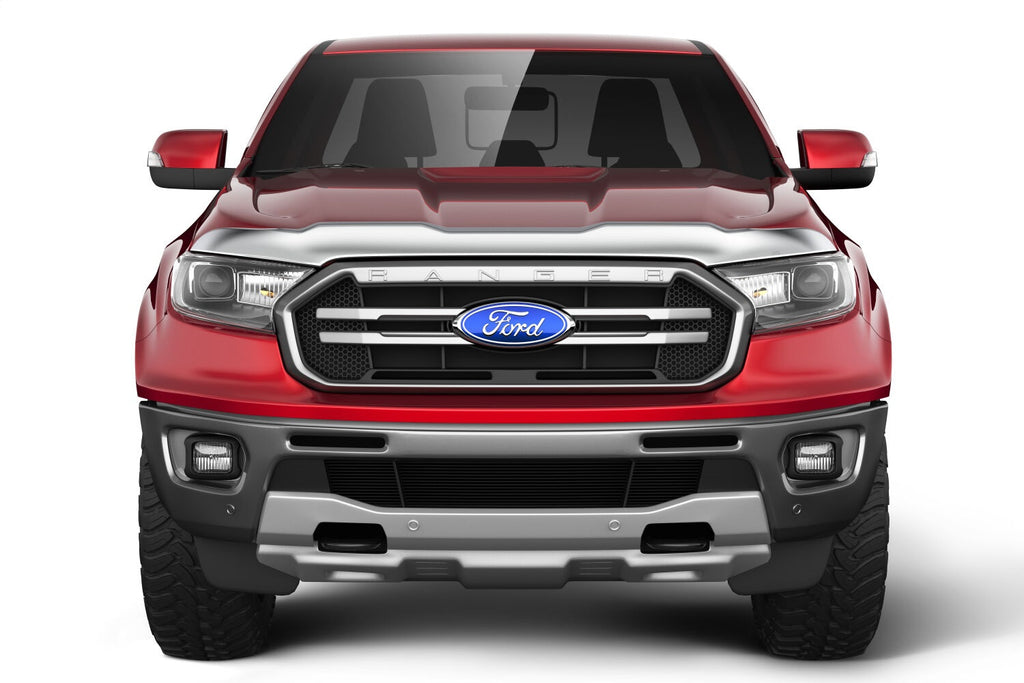 Husky Liners 2892266 Aeroskin Hood Protector; Chrome for Select Ford Ranger