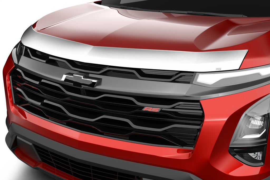 Husky Liners 2892230 Aeroskin Hood Protector; Chrome for Select Honda Pilot