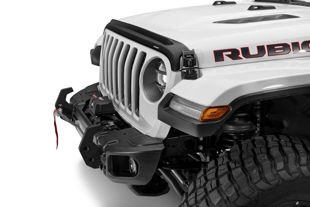 Husky Liners 2830060 Aeroskin II Hood Protector; Matte Black Low Profile for Select Jeep Wrangler, Jeep Wrangler JK