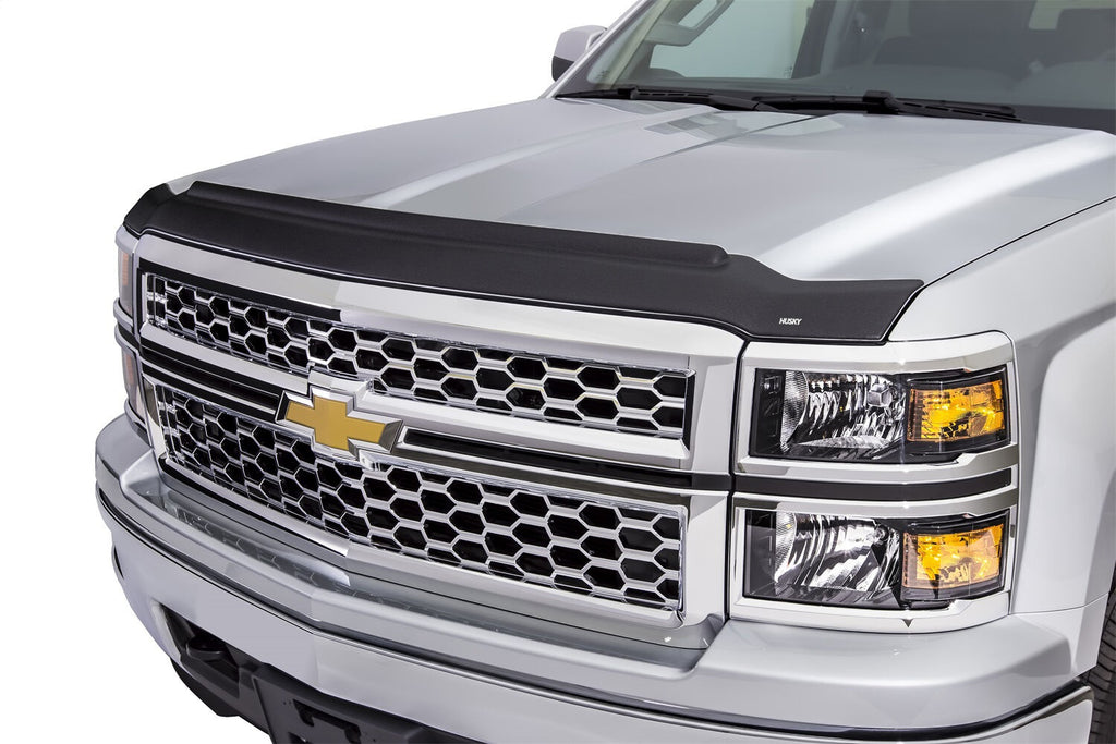 Husky Liners 2830087 Aeroskin II Hood Protector; Matte Black Low Profile for Select Chevrolet Silverado HD, Chevrolet Silverado HD