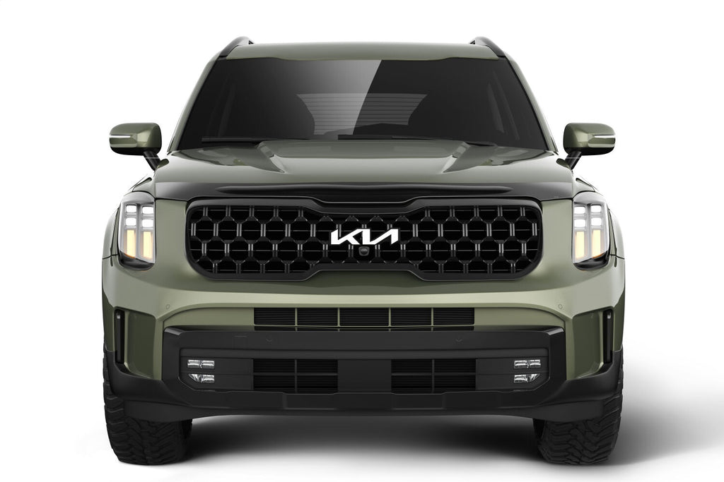 Husky Liners 2842218 Aeroskin Hood Protector; Smoke for Select Kia Telluride