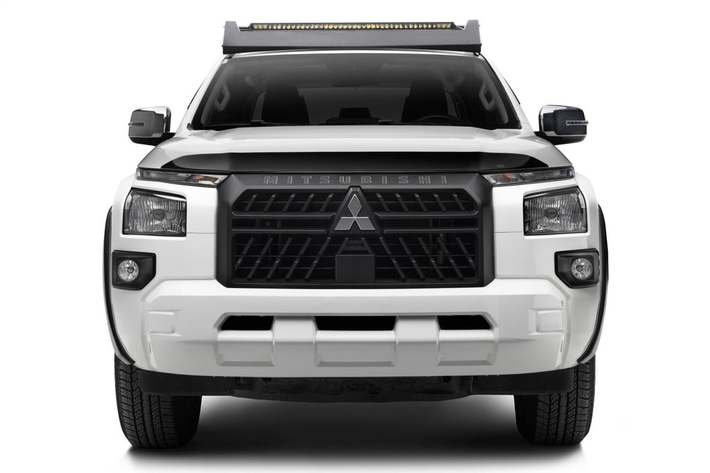 Husky Liners 2842236 Aeroskin Hood Protector; Smoke-International for Select Mitsubishi L200
