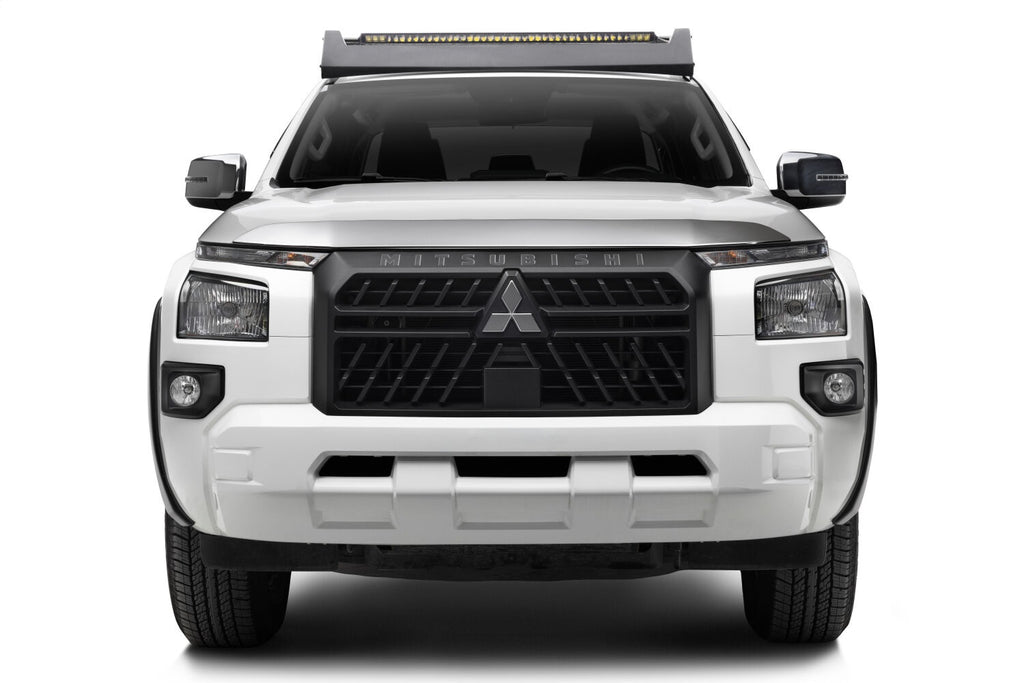 Husky Liners 2892236 Aeroskin Hood Protector; Chrome for Select Mitsubishi L200