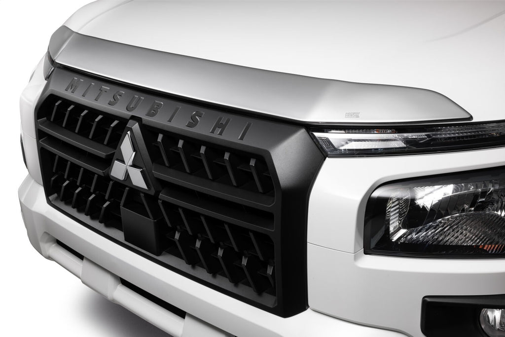 Husky Liners 2892236 Aeroskin Hood Protector; Chrome for Select Mitsubishi L200