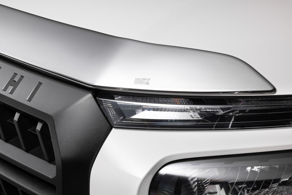 Husky Liners 2892236 Aeroskin Hood Protector; Chrome for Select Mitsubishi L200
