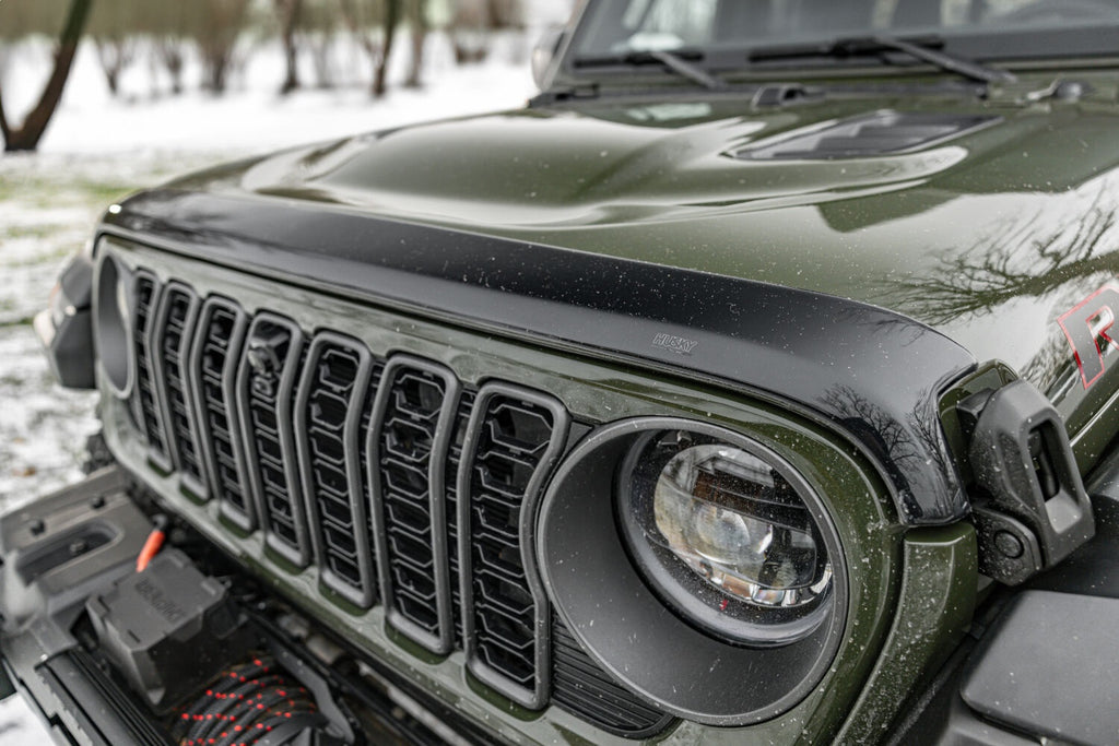 Husky Liners 2842156 Aeroskin Hood Protector; Smoke for Select Jeep Gladiator, Jeep Wrangler