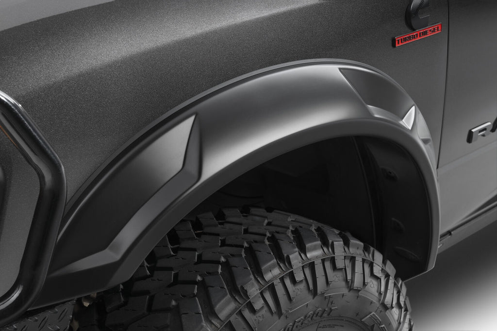 Husky Liners 2805938 Husky Liners DRT Fender Flares Black Smooth Finish 4-Piece Set for Select Ram 2500, Ram