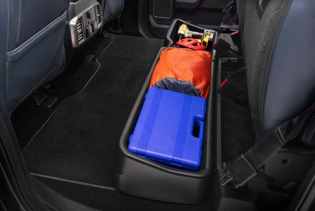 Husky Liners 09281 Gearbox Storage Systems-Under Seat Storage Box for Select Ford F-150, Ford F-150 Lightning, Ford F-250 Super Duty, Ford F-350 Super Duty, Ford F-450 Super Duty