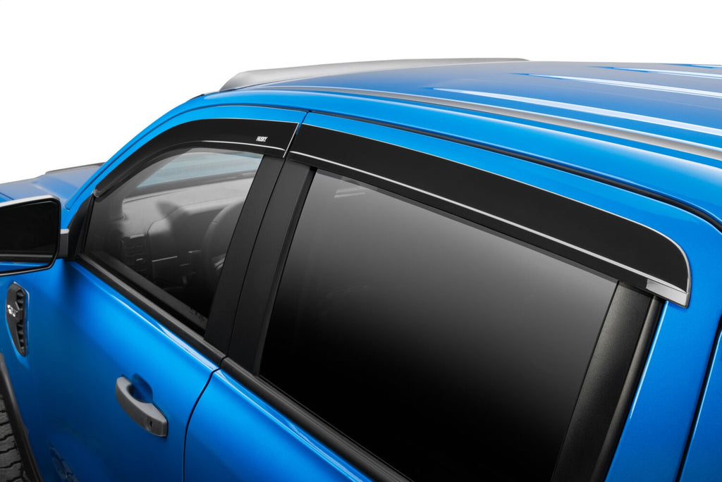 Husky Liners 2854070 Low Profile Ventvisor Deflector; Smoke; Outside Mount; 4 pc. for Select Ford Ranger