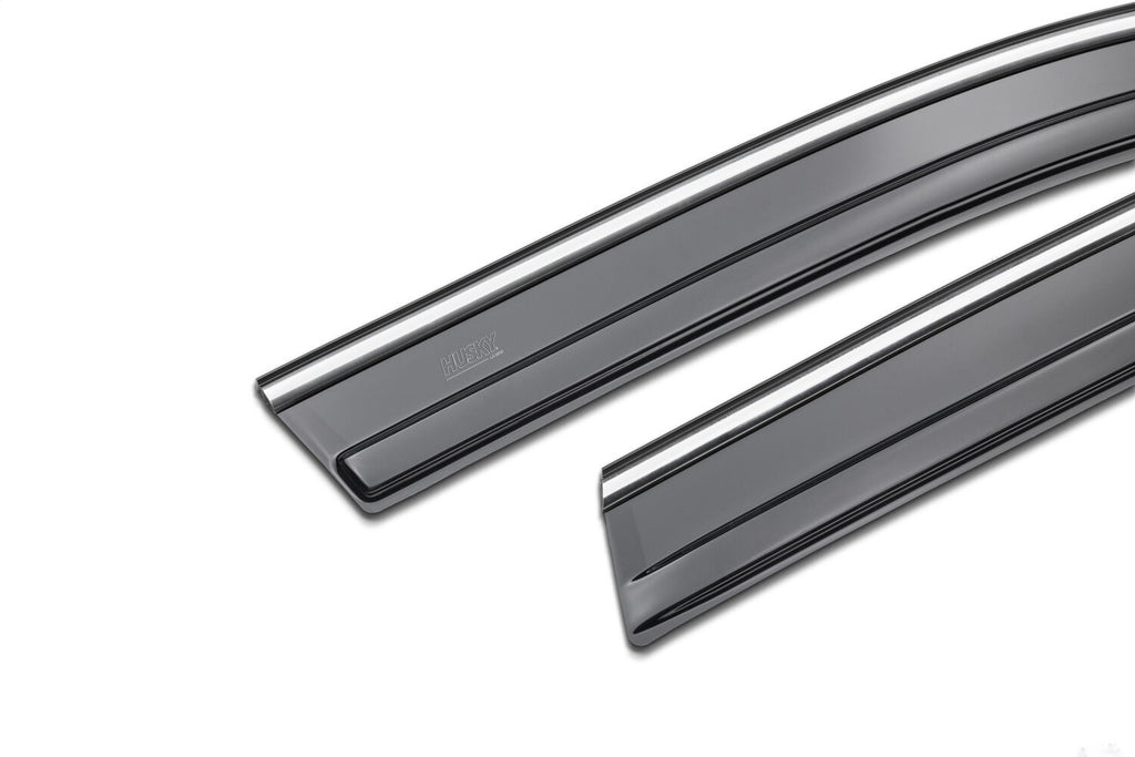 Husky Liners 2884056 Low Profile Ventvisor Deflector; Smoke with Chrome Trim; Outside Mount; 4 pc. for Select Toyota RAV4