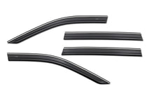 Load image into Gallery viewer, Husky Liners 2884074 Low Profile Ventvisor Deflector; Smoke with Chrome Trim; Outside Mount; 4 pc. for Select Kia Sorento
