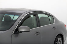 Load image into Gallery viewer, Husky Liners 2886001 Low Profile Ventvisor Deflector; Smoke with Chrome Trim; Outside Mount; 6 pc. for Select INFINITI M45
