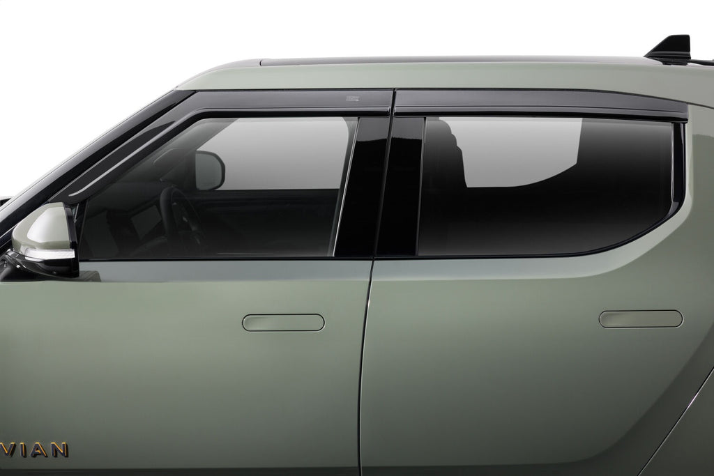 Husky Liners 2854108 Low Profile Ventvisor Deflector; Smoke; Outside Mount; 4 pc. for Select Rivian R1T