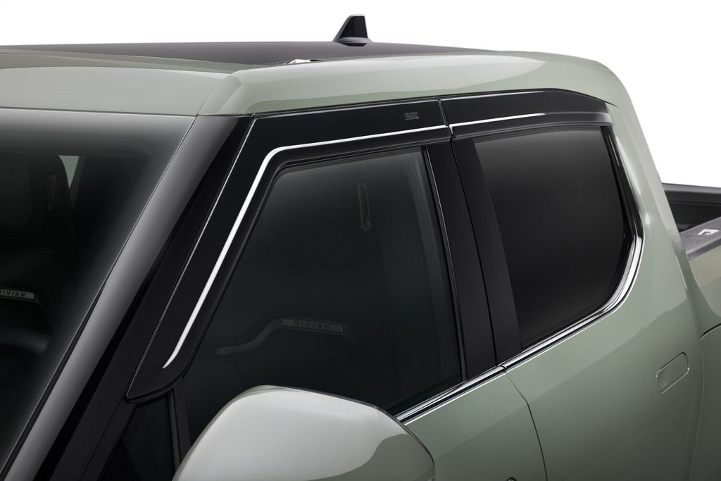 Husky Liners 2854108 Low Profile Ventvisor Deflector; Smoke; Outside Mount; 4 pc. for Select Rivian R1T