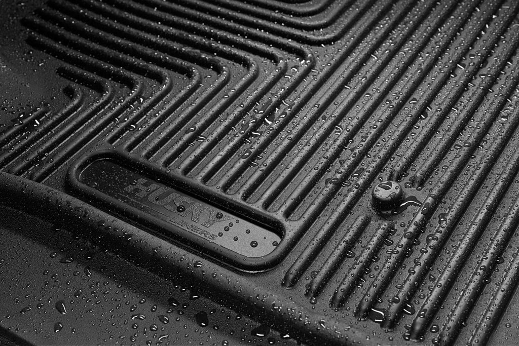 Husky Liners 94021 Weatherbeater-Front/2nd Seat Floor Liners for Select Chevrolet Silverado 1500, Chevrolet Silverado HD, Chevrolet Silverado HD, GMC Sierra 1500, GMC Sierra Limited, GMC Sierra HD, GMC Sierra HD